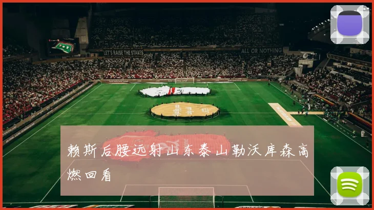 赖斯后腰远射山东泰山勒沃库森高燃回看